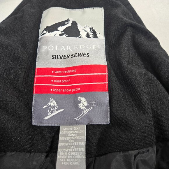 POLAR EDGE Fairy-Dream-Live GORPCORE Black Ski Snow Bib Overall Pants Size XXL. - Picture 11 of 17